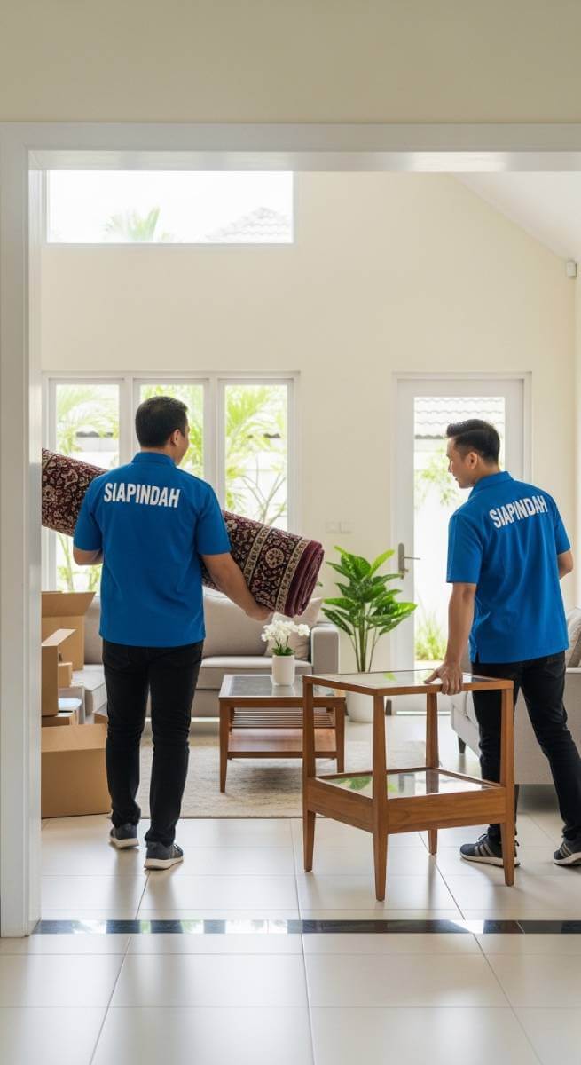 petugas siapindah sedang bekerja