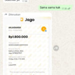 bukti chat customer